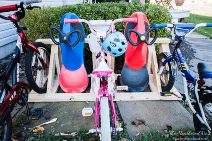 Image for Cheap DIY Outdoor Bike Storage