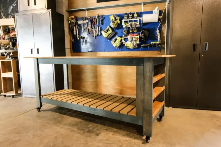 Image for Easy DIY mobile workbench