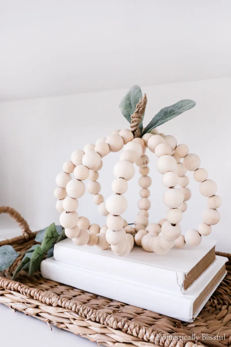 Image for DIY Wood Bead Pumpkin