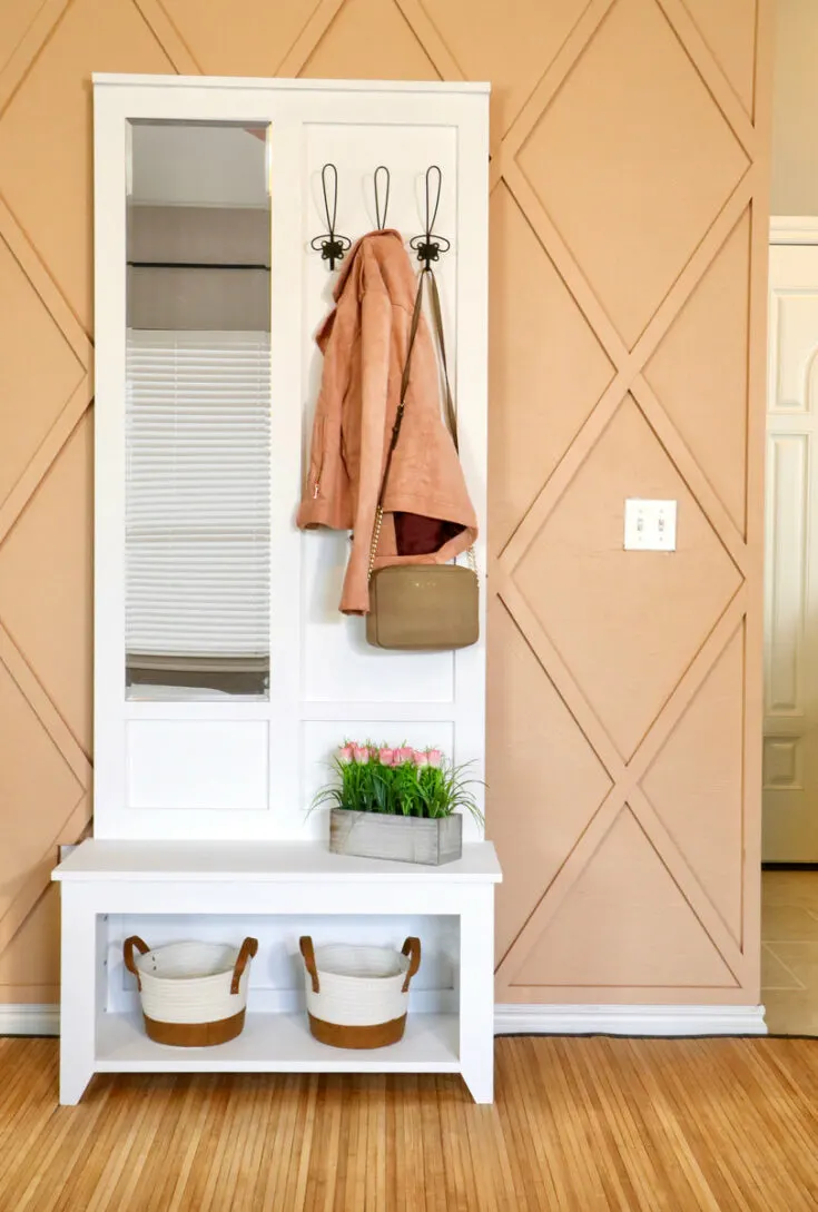 Image for Hall Tree Bench DIY