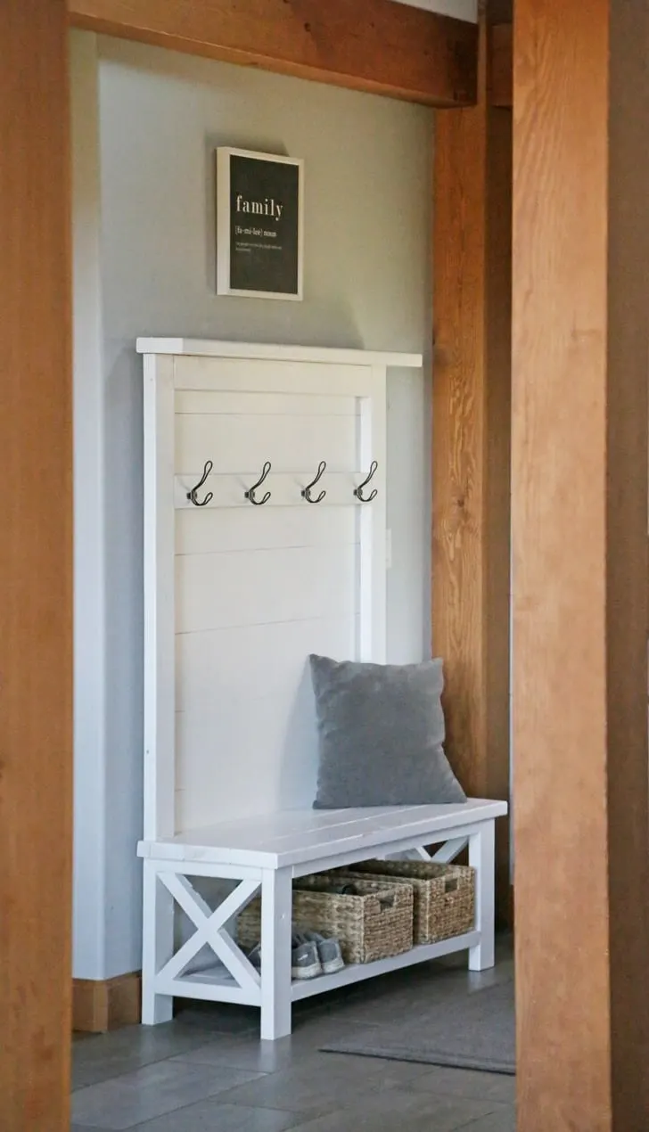 Image for Rustic X Hall Tree
