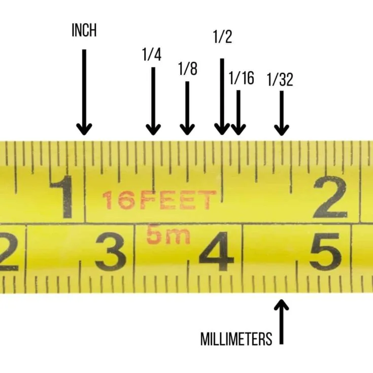 how to read a tape measure