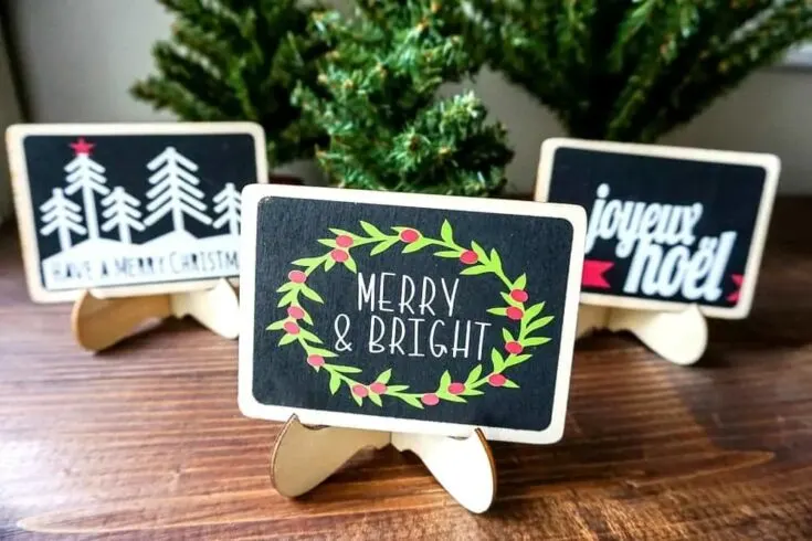 Image for DIY Christmas Chalkboard Signs