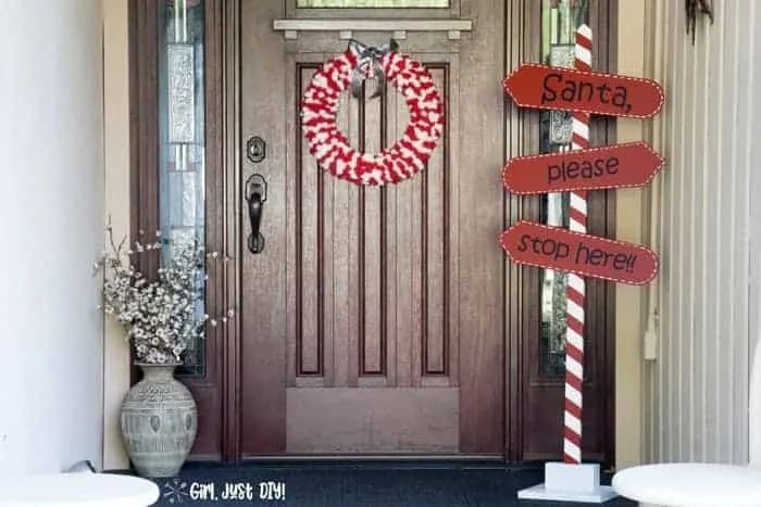 Image for DIY Santa Stop Here Sign