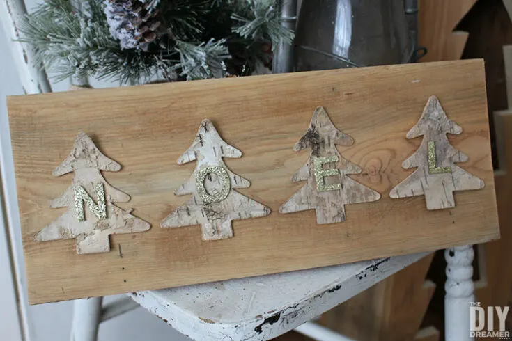 Image for Easy DIY Christmas Sign