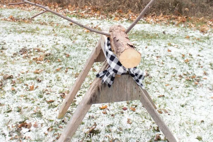 Image for Sawhorse Wood Reindeer