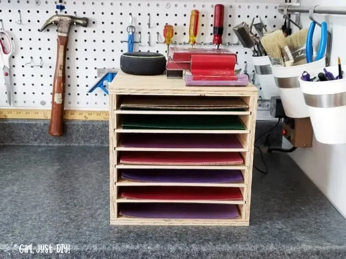 Image for Full sheet sandpaper rack