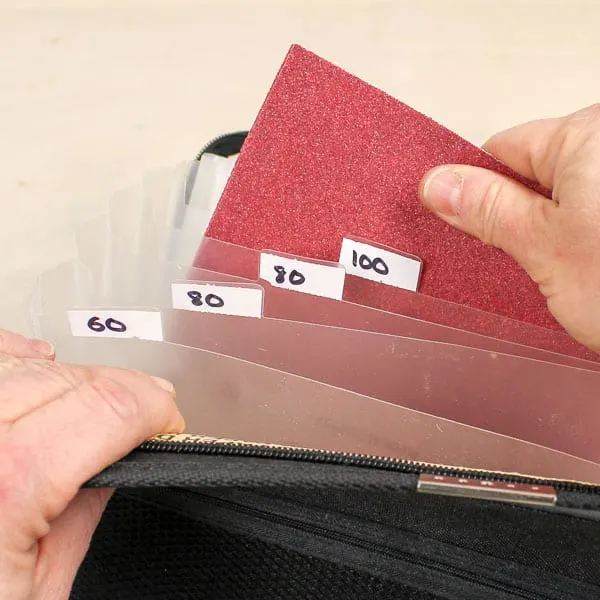Image for Accordion File Sandpaper Storage