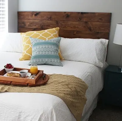 Image for Renter Friendly DIY Headboard