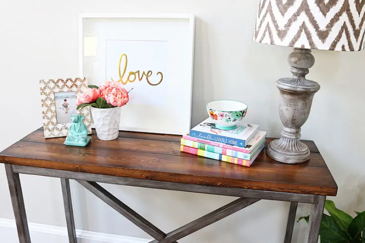 Image for X Based Console Table