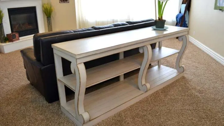Image for Console Table with Scroll Legs