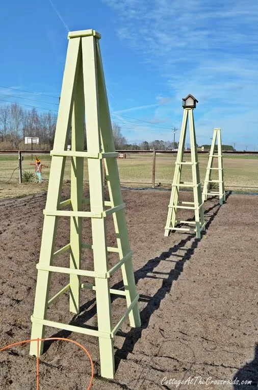 Image for DIY Wooden Garden Obelisk