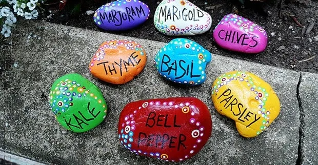 Image for Painted Rock Garden Markers