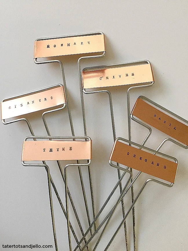 Image for Stamped Metal Garden Labels 