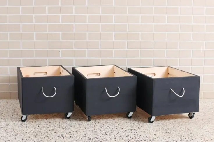 Image for DIY Chalkboard Toy Box on Wheels