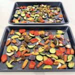 Step 2 for making the perfect oven-roasted vegetables.