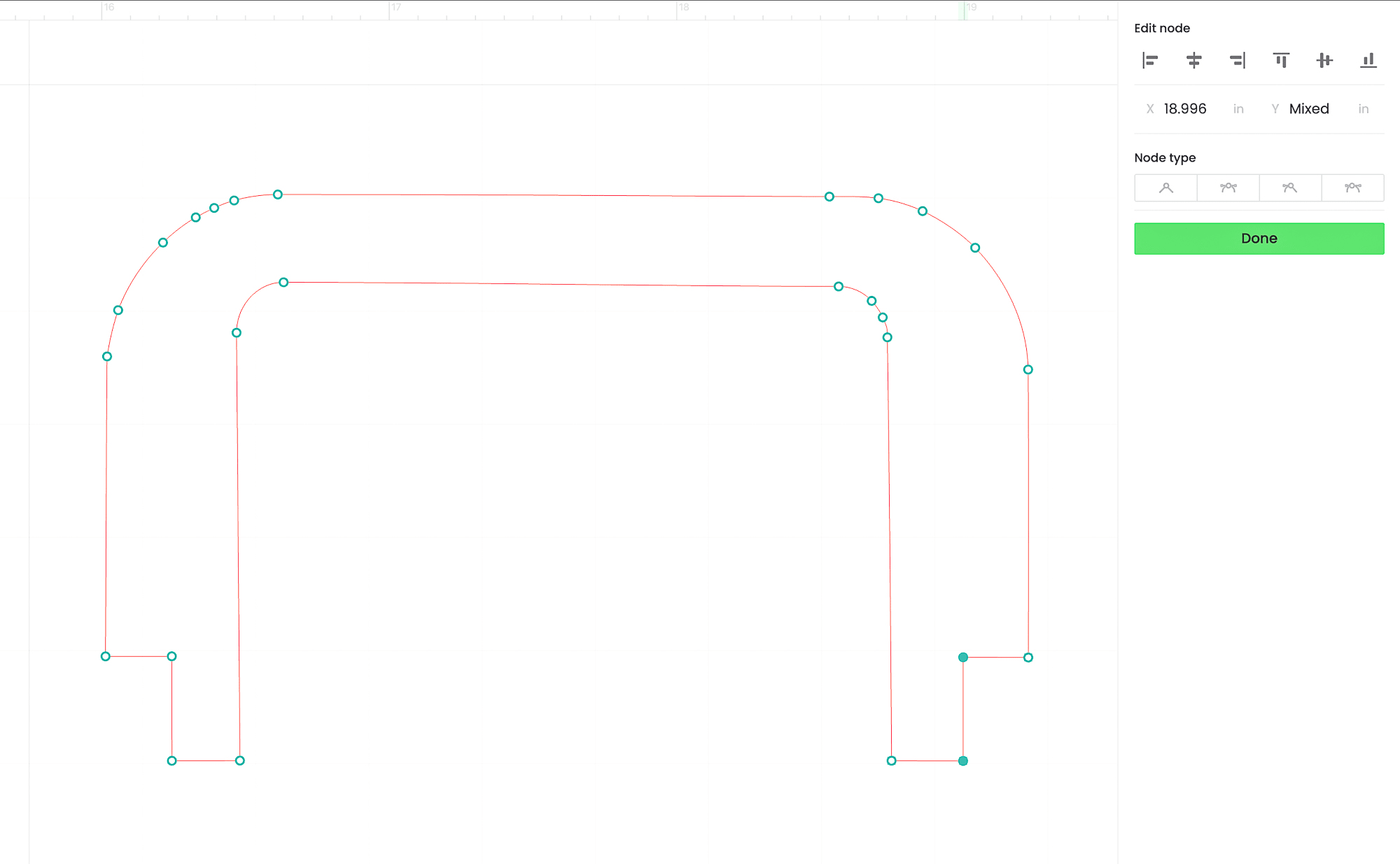 how to edit the nodes on the tabs of the gift card holder so it fits in the slots