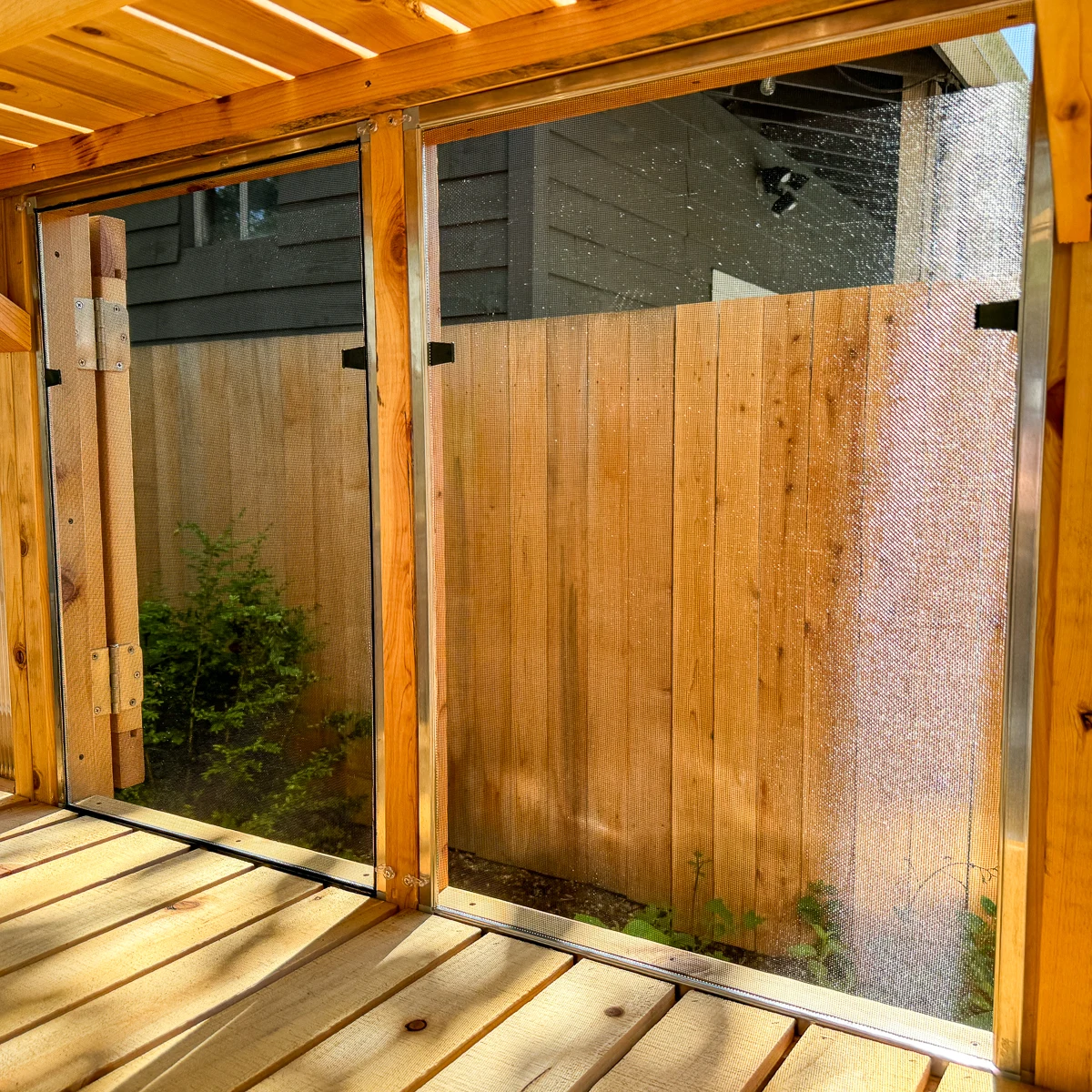 DIY window screens