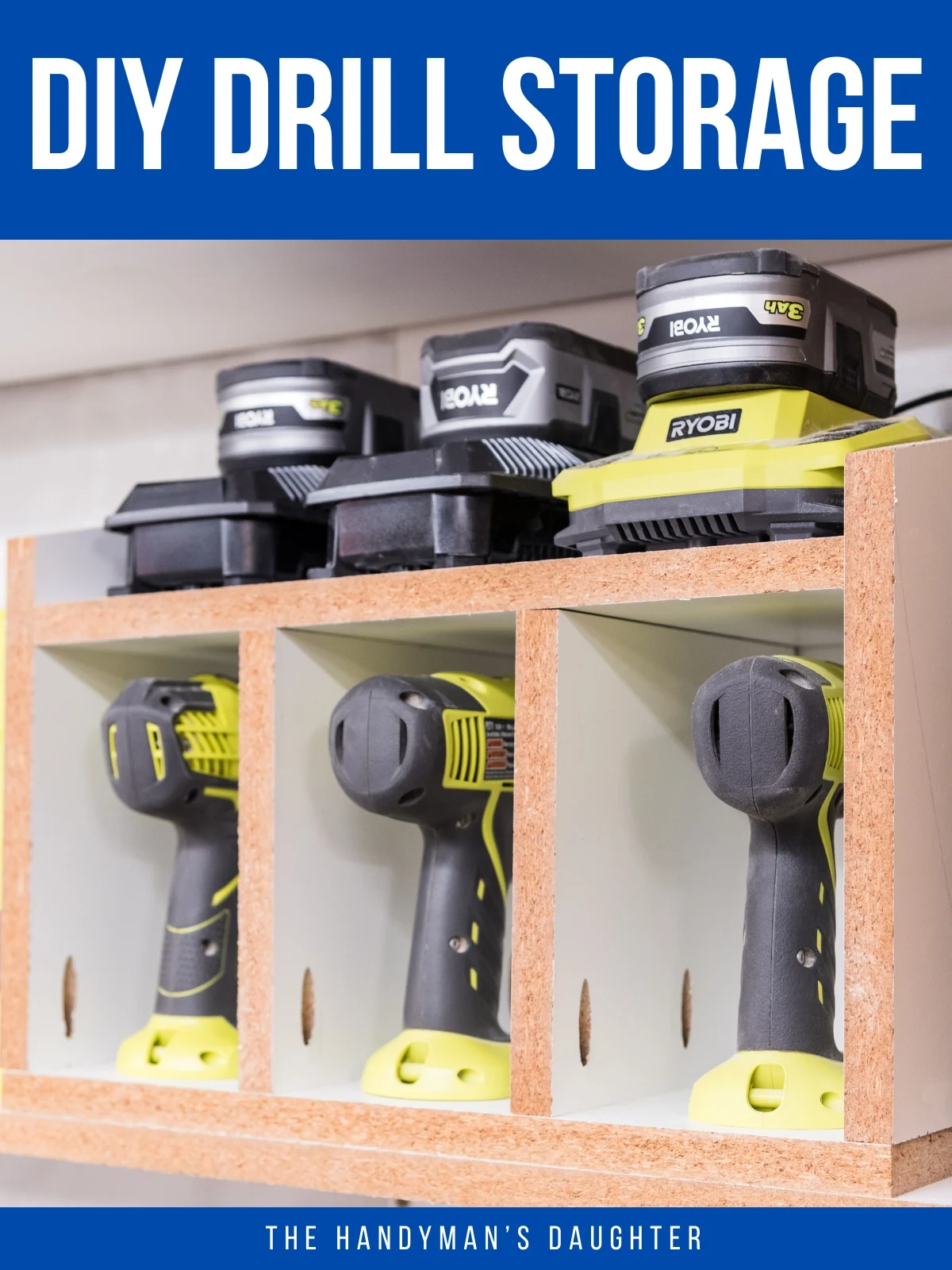 DIY drill storage