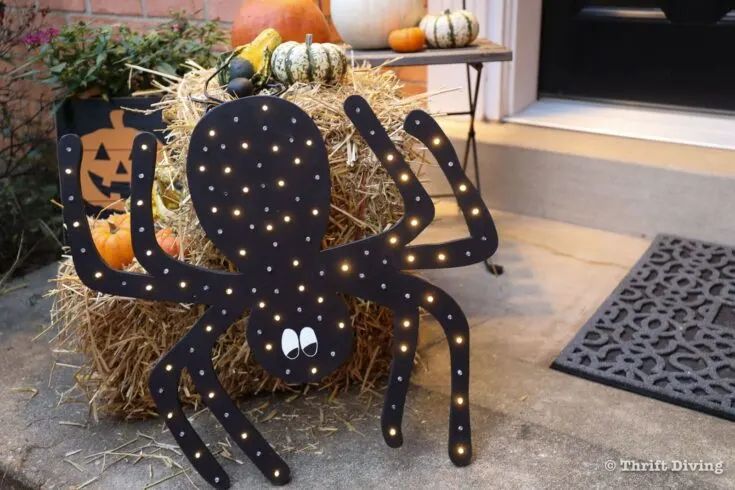 Image for Halloween Spider with Lights