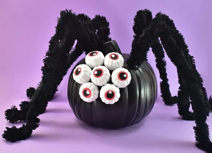 Image for No Carve Spider Pumpkin